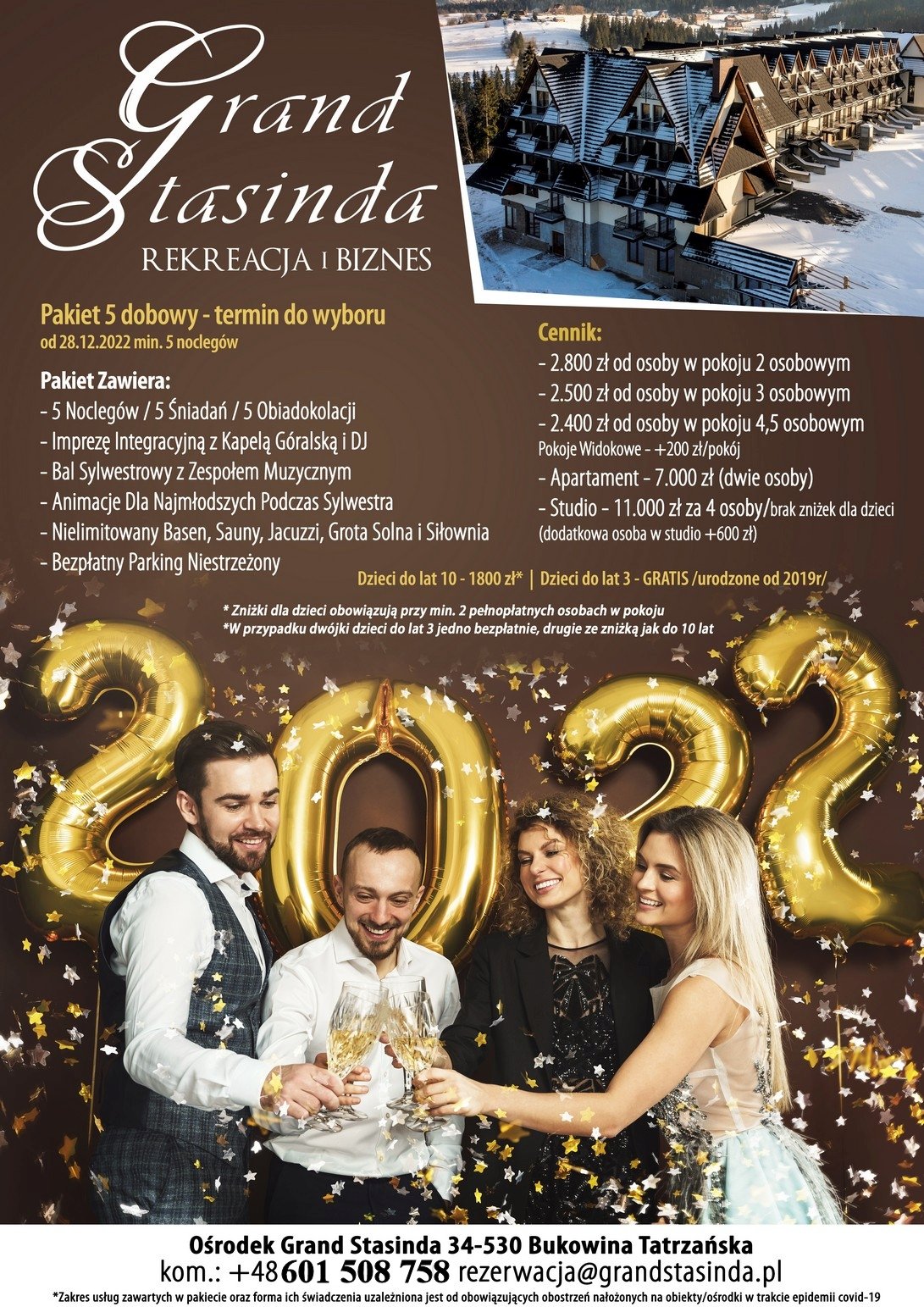 zakopane sylwester 2022 oferty