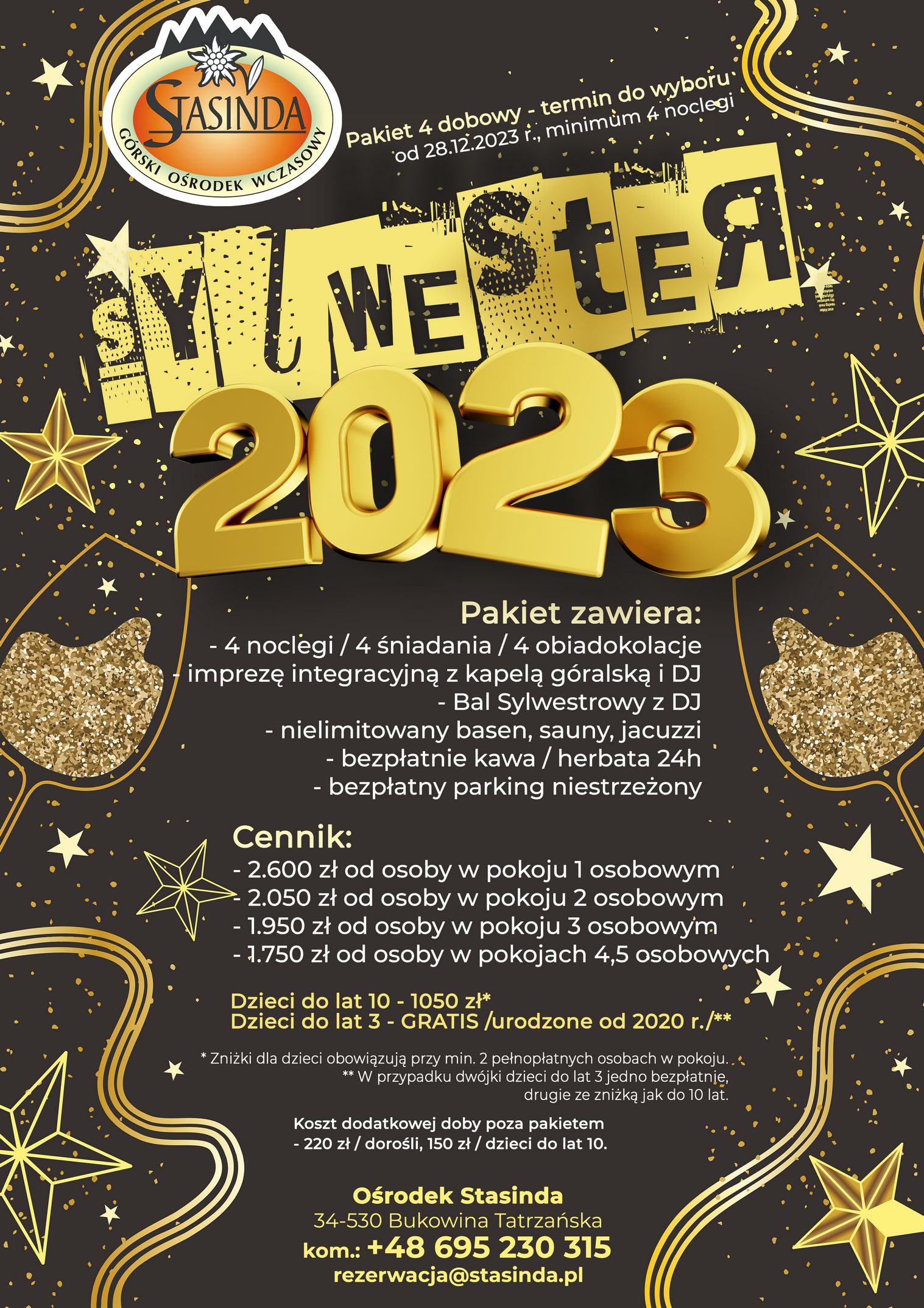 zakopane sylwester 2022 oferty