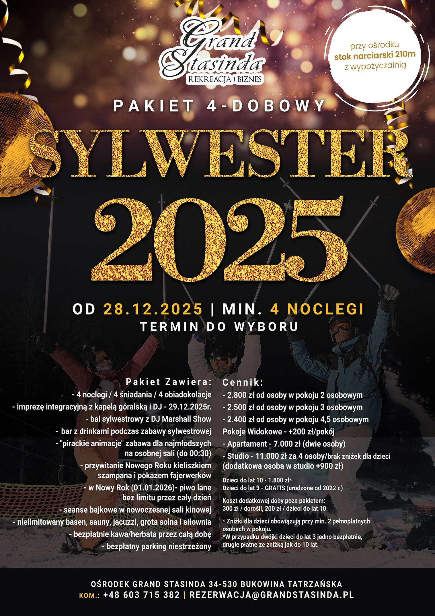 zakopane sylwester 2025 oferty